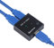USB 3.0 Switch, USB 3.0 Commutateur pour 2 Ordinateurs Partager 1 Périphérique USB, Tel Que Scanner Clavier Clés USB Disques durs Souris Casque, 2 Câbles USB 3.0 Inclus