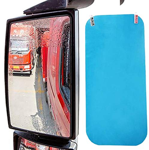 Luoji 2 Stücke Auto Rückspiegel Regenschutz Folie, Auto Rückspiegel Regenschutzfolie, Auto Rückspiegel wasserdichte Spiegelfolie, Anti Fog Spiegel Schutzfolie Für Auto/LKW