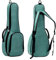Deviser Ukulele-Tasche, Rucksack, 12 mm, dicke Polsterung, ABS-Griffe, Ukulele-Tasche, 69,5 cm, Konzert-Ukulele, Gigbag mit Plektren, Meerblau
