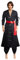 One Piece Roronoa Zoro Cosplay Kostüm Kimono Robe Umhang Wano Country Schwarz Outfits Halloween Anzug für Männer Frauen (X-Large, Schwarz)