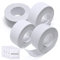MAJOYLIFE 4 Pièces Ruban de Joint Salle de Bain,Bande Etancheite douche pour évier de Cuisine,Toilettes,Salle de Bain,Baignoire (Blanc)