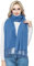vimate Kaschmirschal für Frauen, Soft Real Cashmere Wool Pashmina Schals und Wraps für Geburtstag, Weihnachten (DE-Blau)