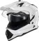 ILM Dual Sport Adventure Motocross Motorradhelm mit Pinlock kompatiblem Sonnenvisier ATV Dirt Bike Off Road Casco ECE Modell-WS902,Weiß, L