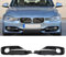 GSRECY Frontstoßstange Zubehör Nebelscheinwerfer Kühlergrill Chromabdeckung Kompatibel mit BMW 3er F30 F31 2012-2015 318 320 330 335 (Kühlergrill Set)