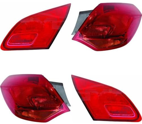EISENFELS 107557514 Set Rückleuchten Heckleuchten innen und außen links + rechts passend für Astra J