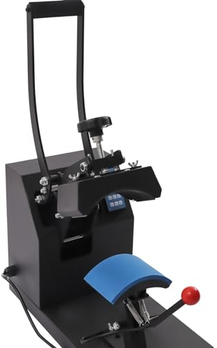 TAPMING Kappenpresse Mützenpresse Hitzepresse mit Digitaler LED Temperatur und Zeitcontroller 220V