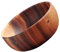 Garneck Holzschüssel Salatschüssel Glatte Kanten Holz-lebensmittelschüssel für Reis Suppe Obst 18 X 7 5 Cm