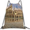 GaxfjRu The Colosseum in Rome Kordelzug-Tasche – praktische und wasserdichte Tasche mit Kordelzug für Fitnessstudio, Rucksack, Weiss/opulenter Garten, Einheitsgröße