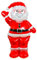 DazzJoy Weihnachtsmann Folienballon Stehender, XXL Luftballon Weihnachtsmann Deko Stehend Helium Ballon, Weihnachtsdeko Luftballons Kinder, Weihnachtsballons Stehender für Weihnachten Outdoor Deko