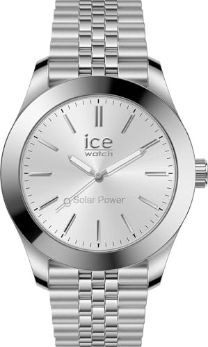 ICE-WATCH - Ice Steel Silver - Silbergraue Herrenuhr mit Metallarmband - 023797 (Medium)