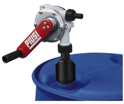 PIUSI Pompa a Manovella per Travaso AdBlue/Urea/DEF, Acqua e Antigelo con attacco Fusto 56x4, Capacità 38 litri x 100 giri, Senza Tubo di Mandata | Piusi Hand Pump F00332A0A