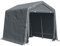 DecHome - Tenda Garage 2.4x2m per Veicoli e Biciclette in Metallo e Tessuto PE colore Grigio Scuro - R5547CG