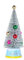 Albero di Natale artificiale Ornamento Da Tavolo Con Luci A LED Pino Neve Albero 2024 Decorazione di Natale Per Capodanno
