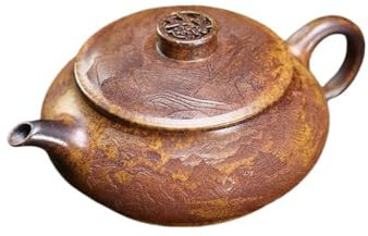 Tea Kettle High Temperature Duan Ni Shan Jing Ming Stove Teapot Retro Ceramic Tea Maker for Tea, Milk, Coffee, Office Teapot