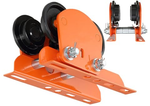Adjustable Electric Hoist Manual Trolley - Small Crane Hoof Trolley Factory Workshop Crane Trolleys for Industry Double Wheel Hoists for Households for Warehouse Assemblies