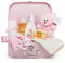 Baby Box Shop Babyshower Girl Geschenk - 12 Neugeborenen Geschenkset Mädchen, Baby Geschenkset Geburt - Baby Girl Geschenke Geburt, Babyset Neugeboren Mädchen - Geschenkkorb Zur Geburt - Rosa