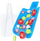 Kitchen Helpis® 2x Set Faltbares Schneidebrett klein, Kunststoffbrett 32 x 17,7 x 1 cm, Camping Schneidebrett faltbar,BPA/BP-frei Schneidebrett flexibel & rutschfest, spülmaschinenfest (weiß, blau)