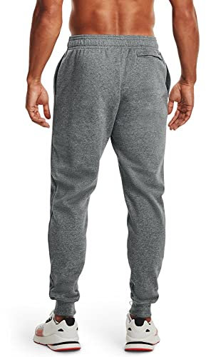 Under Armour Mens 2023 Rival Joggers - Pitch Grey Light Heather/White - XXXL