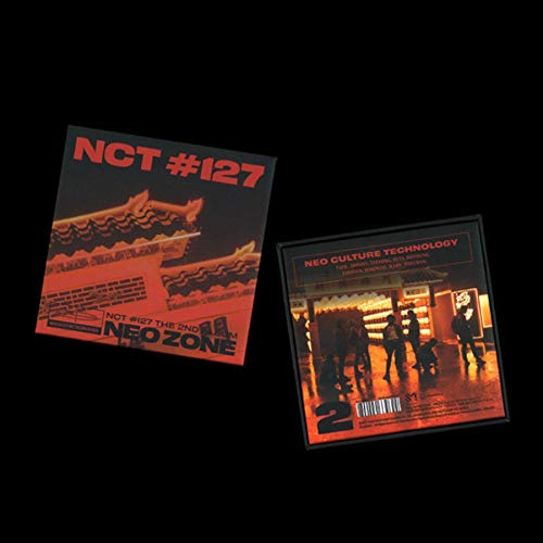 NCT 127 [NEO ZONE] 2nd Album KIT Ver. Kit + Flaches Foto + K-POP VERSIEGELT + VERFOLGUNGSNUMMER