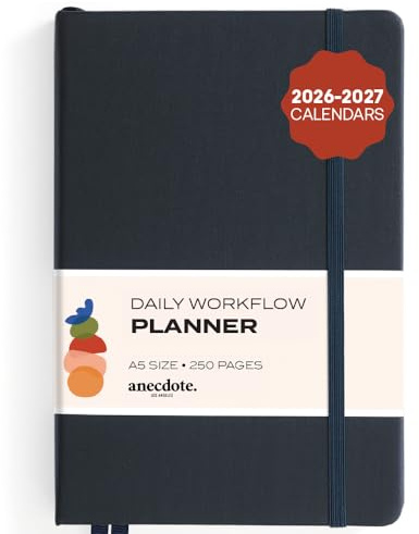 Anecdote 2027 Daily Planner, 2026-2027 Calendars, Flexible 26 Weeks Undated