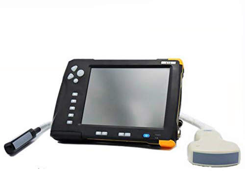 LMEILI Ultraschallscanner HD Touchscreen Wasserdichtes Veterinär-Ultraschall-Diagnosesystem für Hunde/Katzen/Sau/Mutterschaf/Kuh/Stute