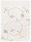 emmevi Tende Finestre Porta Interno Coppia 2 Pz Semitrasparente Fiori MOD.Tenda Decò 1CONF 60X150 Tortora