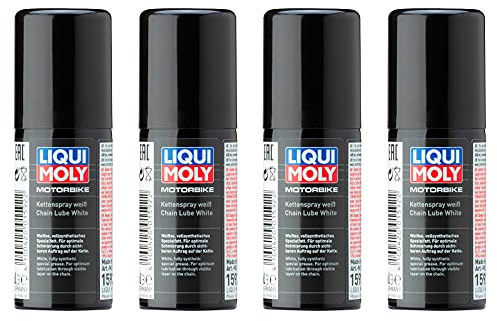 ILODA 4X Original Liqui Moly 50ml Motorbike Kettenspray weiß White Chain Spray 1592