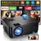 5G WiFi Bluetooth Native 1080P Projector[Projector Screen Included], Roconia 9000LM Full HD Movie Projector, 300 Display Support 4k Home Theater,Compatible with iOS/Android/XBox/PS4/TV Stick/HDMI/USB