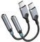 ZOOAUX USB C to 3.5mm Jack (2 Pack), USB C to Headphone Adapter Compatible with iPhone 16 16 Pro 15 15 Pro Max Samsung S24 Ultra S23 S21 HUAWEI Xiaomi iPad Pro/Air Pixel 8/7 and More Type C Devices