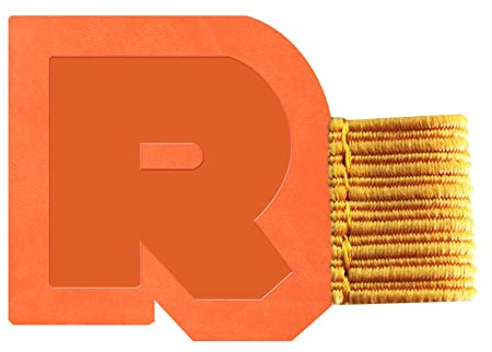 Rhodia 194213C Stiftehalter Stiftschlaufe selbstklebend 4x3cm Tangerine