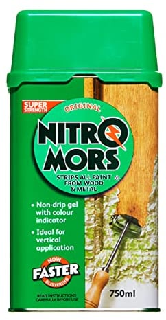 Nitromors Original Paint Stripper, Varnish & Lacquer Remover, for Wood, Metal & Concrete, 750 ml