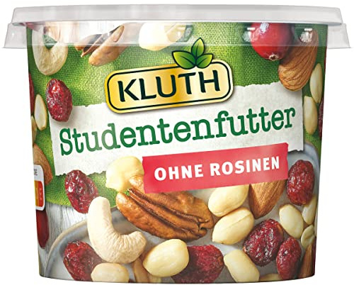 Kluth Studentenfutter ohne Rosinen Frucht Nuss Mischung 275g