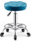 Kabxhueo Professioneller Drehstuhl/Rollhocker, höhenverstellbar Rollhocker Drehhocker Arbeitshocker Praxishocker Kosmetikhocker Hocker für Friseursalon Spa,Blau