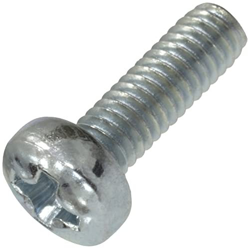 AERZETIX - C59838 - Lot de 50 Vis métaux à tête cylindrique M2.5x8 mm à empreinte PH1 - boulon d'assemblage - DIN 7985 - dureté 4.8 - en acier au carbone - couleur argent