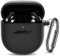 Bose QuietComfort Earbuds II und Ultra Silikon Hülle (2022-2023) - Stoßfeste Schutzhülle für Damen und Herren mit Schlüsselanhänger (Schwarz)