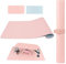 (MAT ONLY) White Nail Arm Rest Mat, AMOYUN Double-sided Nail Art Table Pad for Manicure Pillow Nail Cushion Soft Microfiber Leather Nail Mat Nail Desk Pad Nail Technician Accessories for Nail Salon
