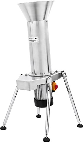 Vertikale Mosakar Obst Apfelpresse Ganze Birne Kartoffelmühle - Machen Sie feines Fruchtfleisch Edelstahl Obst Scratter Pulper für Wein Saft Cider Press