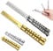 Butterfly Comb, 2 PCS ButterflyComb Stainless Steel Foldable,TrainingComb, Foldable Pocket,Hair Styling Accessories ButterflyComb Beginner, Hair Comb(White/Gold)