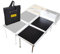 WOLWES Cocina Camping Plegable con Fregadero y Estufa Mesa Camping Mueble Cocina Camping Caja de Camping con Ruedas (Size : Add 1 Extra Table)