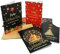 Bear and Bee 24 Premium Weihnachtskarten in Gold, 4 Designs, mit kraftbraunen Umschlägen aus Recyclingpapier