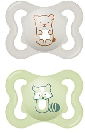 MAM Air 120S Silikon-Schnuller, Unisex, 2-6 Monate, 2 Stück