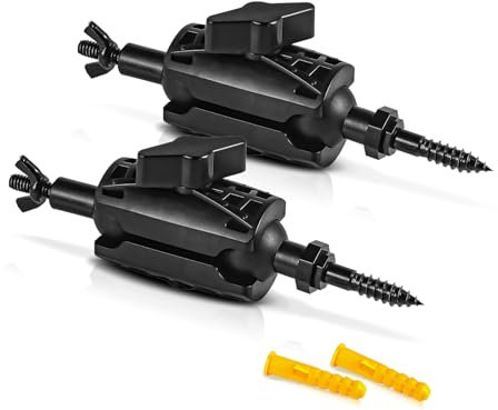 ORIPIK Adjustable Trail Camera Tree Mount: Game Camera Outdoor Mounting Bracket Holder with Double 360° Swivel Tilt Ball Joints, 2 Packs