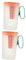 ABOOFAN 2 Pz Bottiglia D'acqua Fredda Brocca D'acqua Con Coperchio Caraffa Filtrante Per L'acqua Brocca Di Bere Decanter Bere Pentola Pp Tè Alla Frutta