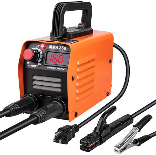 Siasky Mini Welding Machine, Upgraded 110V Welding Machine, Portable Welder MMA-250A, IGBT Inverter Welder with Hot Start,Arc Force, Anti-Shock