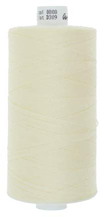 1000 Meter Polyester Nähgarn Jeansgarn Ledergarn Stärke 50 Ariadna Talia (808 - Creme)