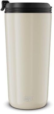 alfi ISO COFFEE MUG, beige, Isolier-Trinkbecher 0,40 l, Kaffeebecher to go, spülmaschinenfest, BPA-frei, hält 4h heiß und 8h kalt, Becher für unterwegs
