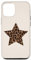 iPhone 14 Star Shape - Cute Cheetah Leopard Print Graphic Case