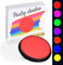 LOPHE UV Kinderschminke Set, 30g Neon UV Bodypainting Kinder, Waschbar Theaterschminke Körperfarbe, Gesichtsfarbe Kinderschminke für Make up Karneval & Halloween (10# Fluoreszierendes Rot)