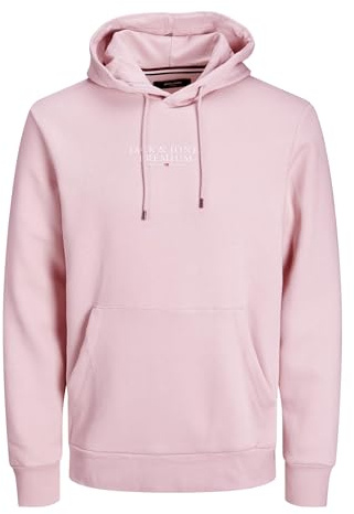 JACK & JONES Men's Jprbluarchie Sweat Hood Noos, Pink Nectar, XL