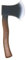 NASSMOSSE Halloween Axe Toy, Lumberjack Costume Prop Toy - Wood Look Hatchet Axe Props for Party - 1 Piece